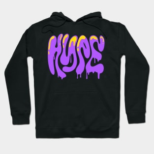 Hype melted typeface y2k Hoodie